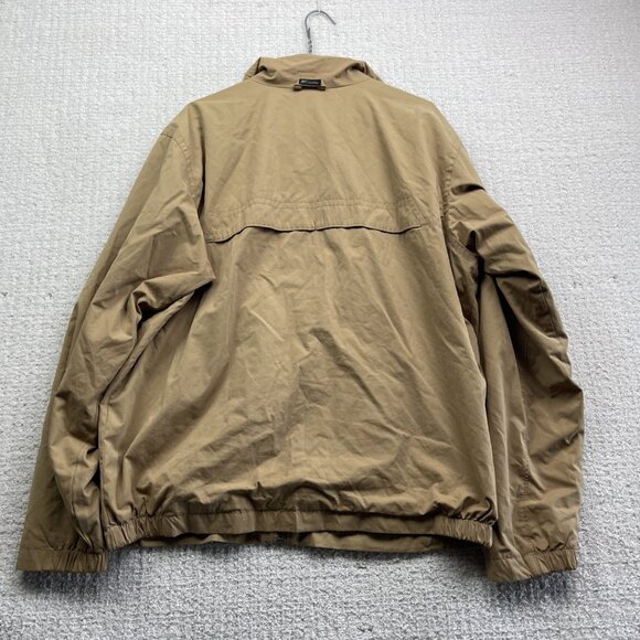 Columbia Mens L Jacket  Northway Full Zip Vented Windbreaker Tan / Sand Outdoor - Picture 11 of 15